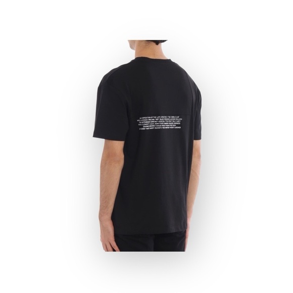 new McQ • Alexander McQueen ★ Cobra Club Patchwork Tee T Shirt ★ Black Large ★ - Picture 14 of 17
